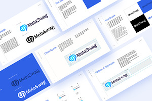 Blue Brand Guidelines Template