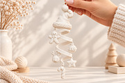 Christmas Spiral Ornament STL, an Object 3D Model by Layerology (Thumbnail 3 of 4)