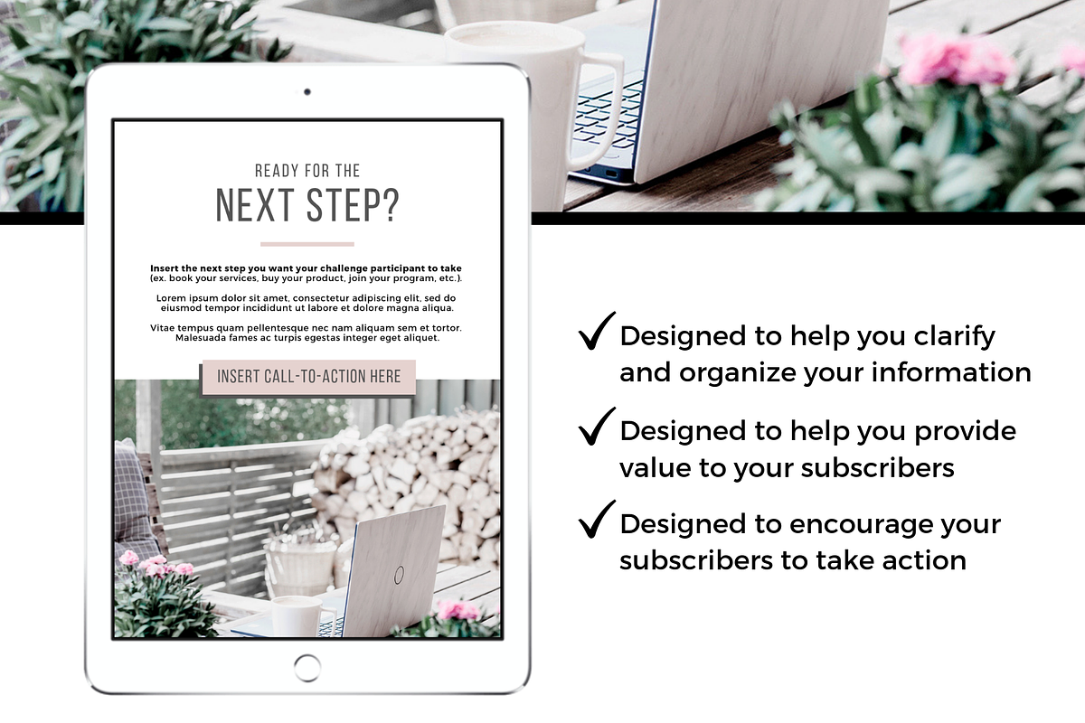 10-Day Lead Magnet Challenge Bundle, a Magazine Template by ProductiveandFree (Photo 7 of 11)