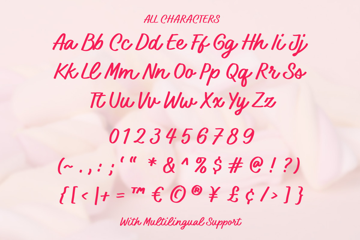 Sour Candy Handwriting, a Handwritten Font by Littlehand (Photo 9 of 9)