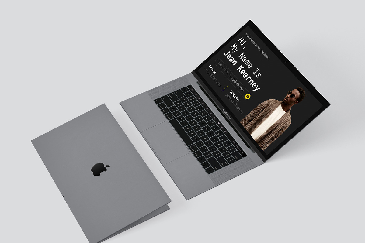 Laptop Business Card - Personal, a Business Card Template by TheFeture (Photo 1 of 5)
