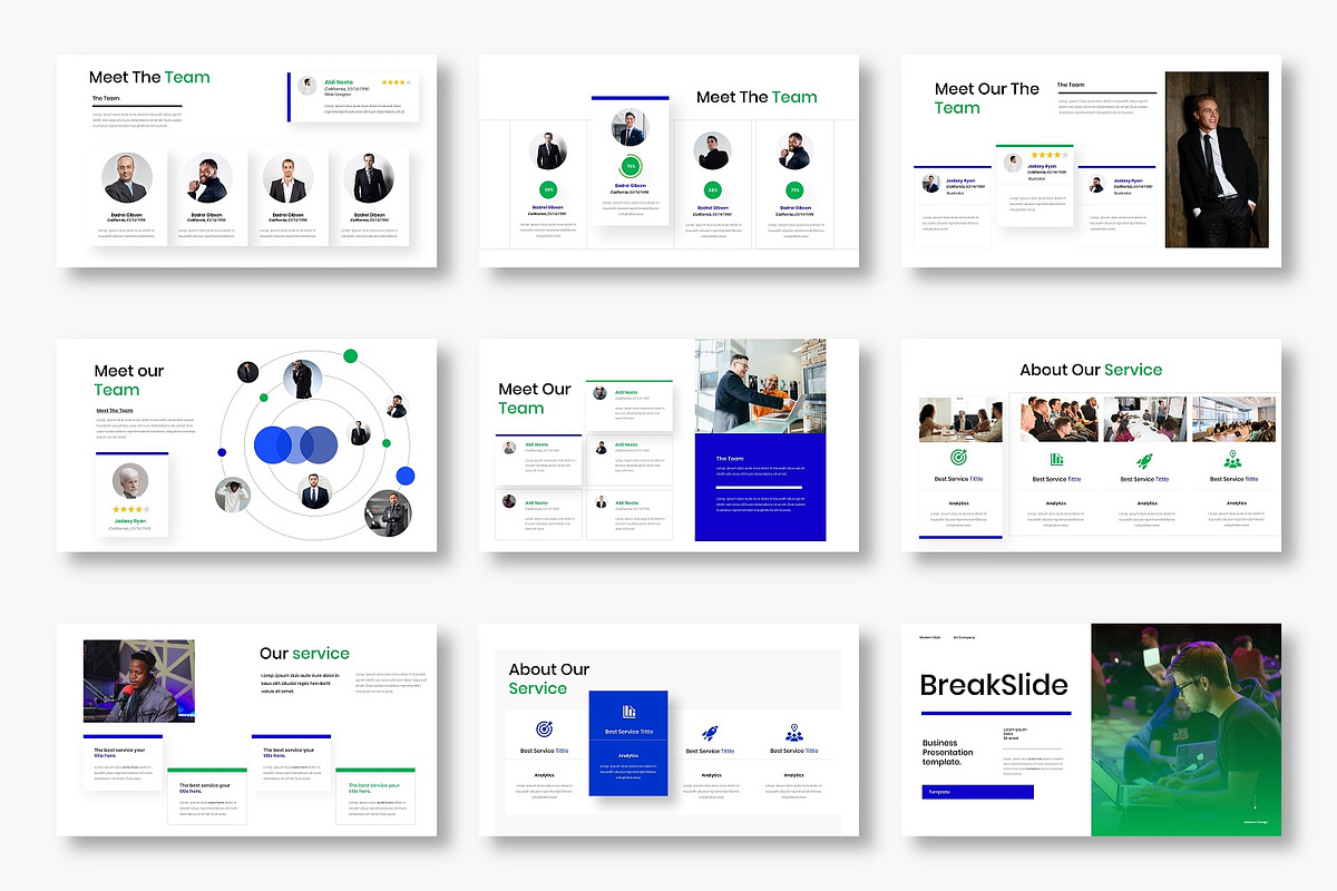 Electric – Business Keynote Template, a Presentation Template by Dens Creative Studio (Photo 3 of 6)