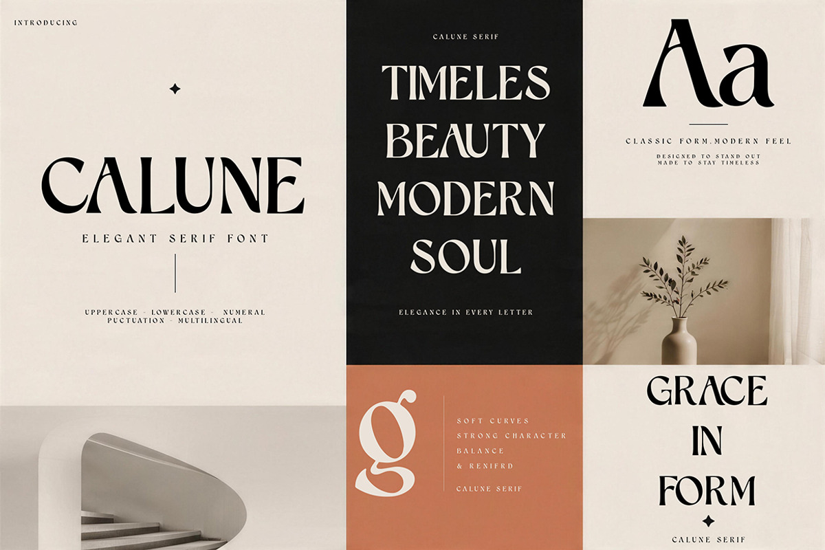 CALUNE, a Serif Font by Pitchlook.Studio (Photo 4 of 5)