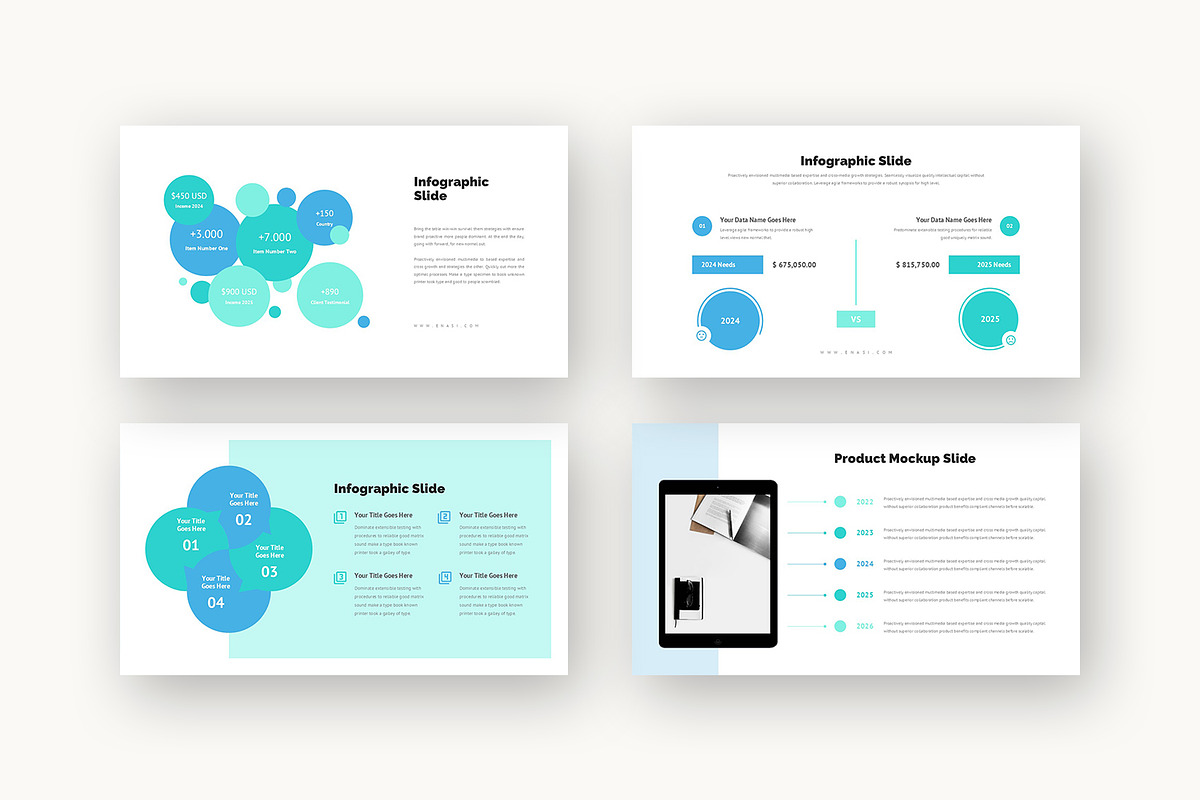 Enasi : Creative Biz Google Slides, a Presentation Template by Punkl Camp (Photo 7 of 16)