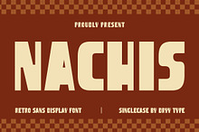 DT Nachis - Retro Sans Display