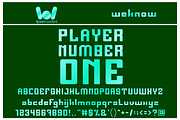 my golden star font, a Font by weknow (Thumbnail 3 of 5)
