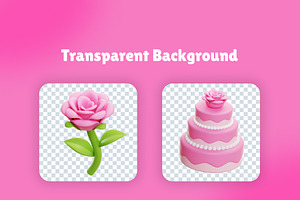 Wedding 3D Icons