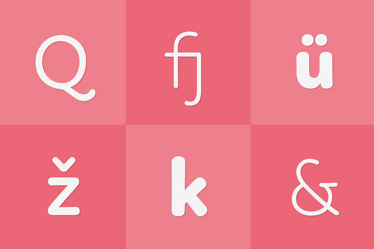 Linotte type family preview 4