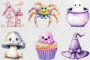 Pastel Halloween Cute Clipart, an Illustration by Black Bird Studio (Thumbnail 6 of 6)