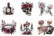 Halloween Wedding Invitation Clipart, an Illustration by DreamPrint404 (Thumbnail 5 of 6)