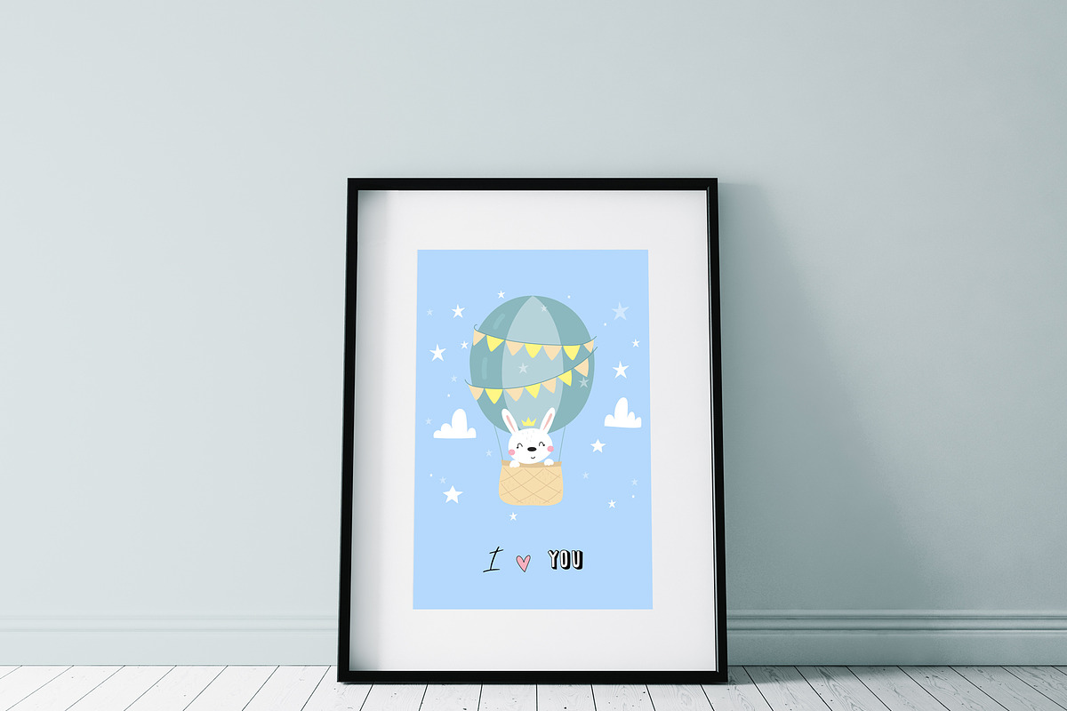 Cute animals collection, a Background Graphic by Irene_Boiko_ART (Photo 5 of 10)