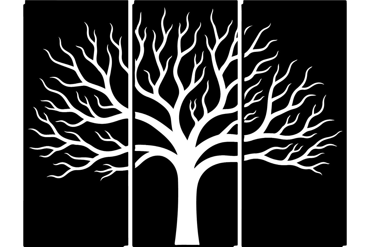 Leafless Tree Silhouette SVG Bundle, an Object Graphic by Designer_Momina (Photo 16 of 20)