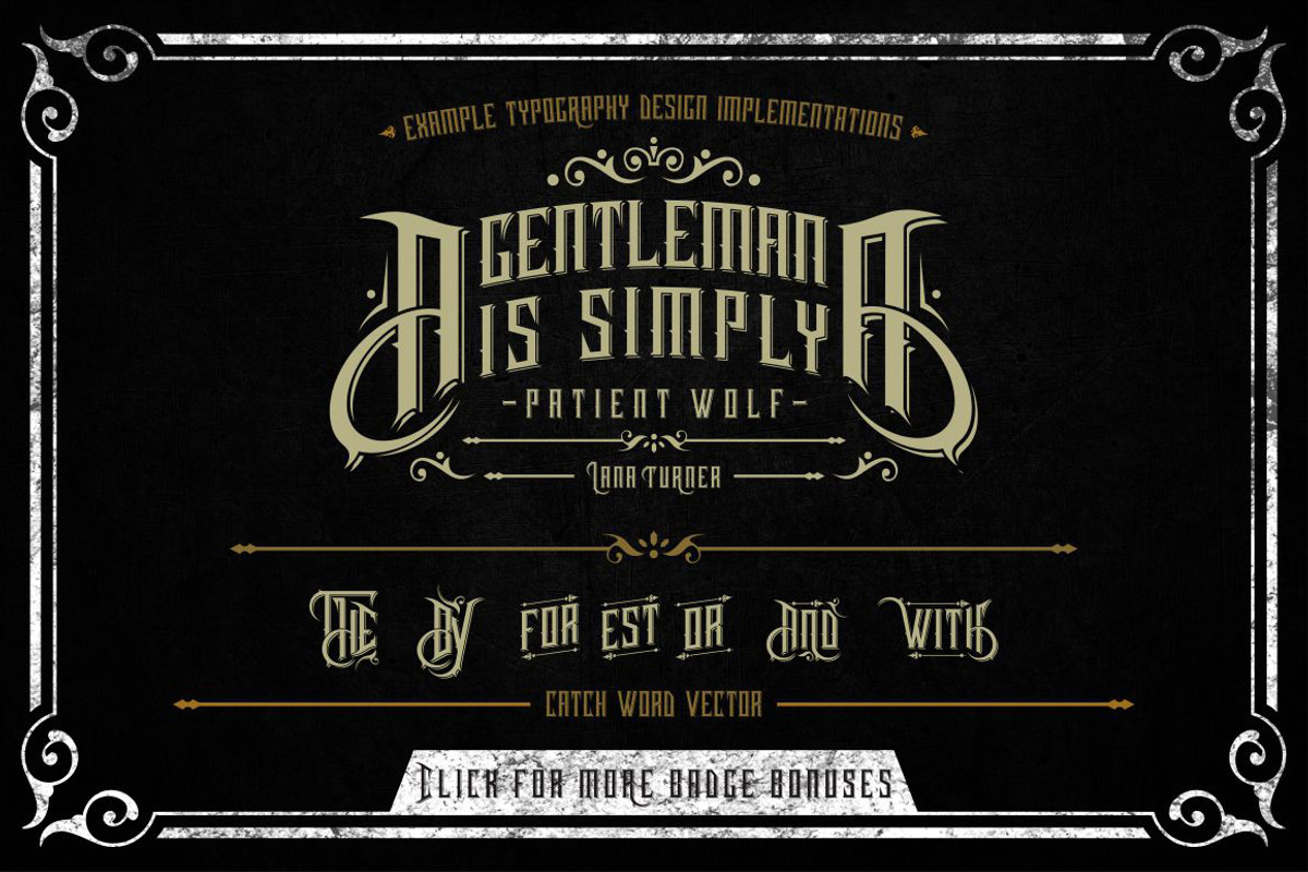 Harsh Typeface + Bonus preview 5