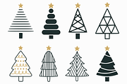 Whimsical Christmas Tree Doodle, a Seasonal Illustration by Kusumaillustration (Thumbnail 11 of 14)