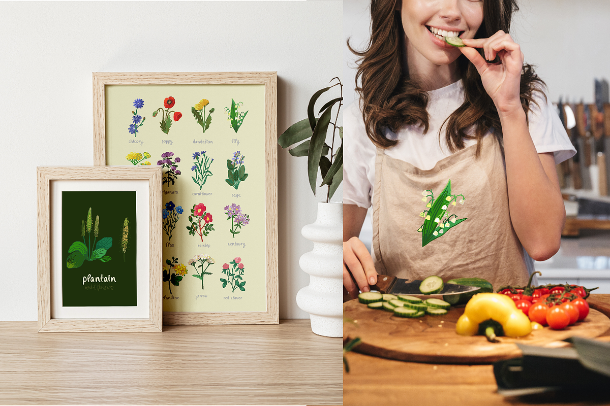 Wild meadow flowers $ herbs, an Object Graphic by yttadesign (Photo 5 of 17)