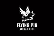 Flying Pig Logo, a Branding & Logo Template by Pixes (Thumbnail 3 of 3)