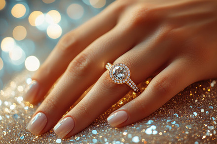 Elegant hand with ring, a Photo by Beautiful things