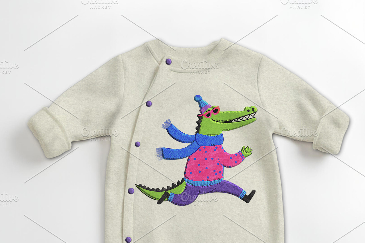Croc-ON-Roll Collection, a Pattern Graphic by Nora Gad (Photo 15 of 21)