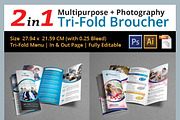 Trifold Brochure, a Brochure Template by RQ Designs (Thumbnail 1 of 7)