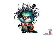 Quirky Parrot PNG Clipart Bundle, a Graphic by Clipart Bloom (Thumbnail 4 of 15)