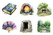 Easter Story Sublimation Clipart, an Illustration by CreationArt (Thumbnail 5 of 5)