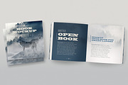 Open Hardcover Book Mockup (Square), a Print Template by ArtefShop (Thumbnail 3 of 22)
