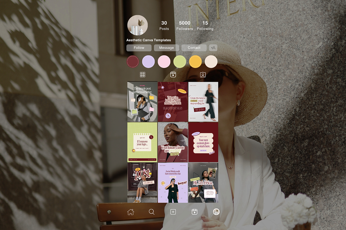 Social Media Manager IG Templates, a Social Media Template by CanvaTemplateClubCo (Photo 7 of 16)