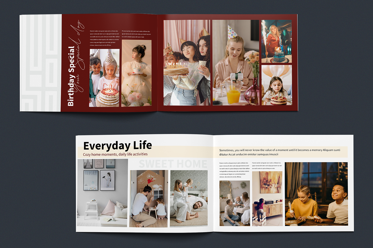 Photo Album Template, a Brochure Template by ArtisticLand (Photo 6 of 9)