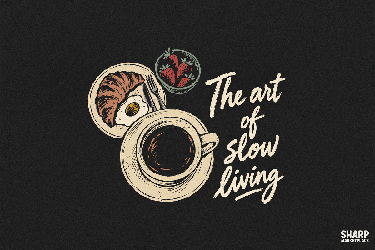 The Art Of Slow Living Aesthetic, an Object Graphic by SharpMarketplace (Photo 1 of 4)