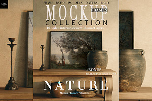 Nature Earthy Etsy Poster Mockup