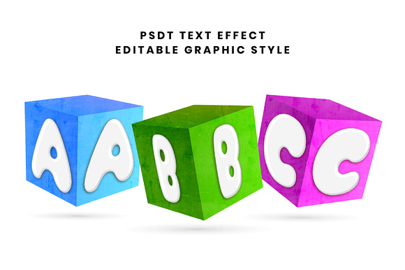 3D Toy Blocks Text Effect preview 2