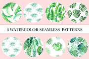 Tropical. Watercolor patterns., a Pattern Graphic by Anyuka (Thumbnail 10 of 10)