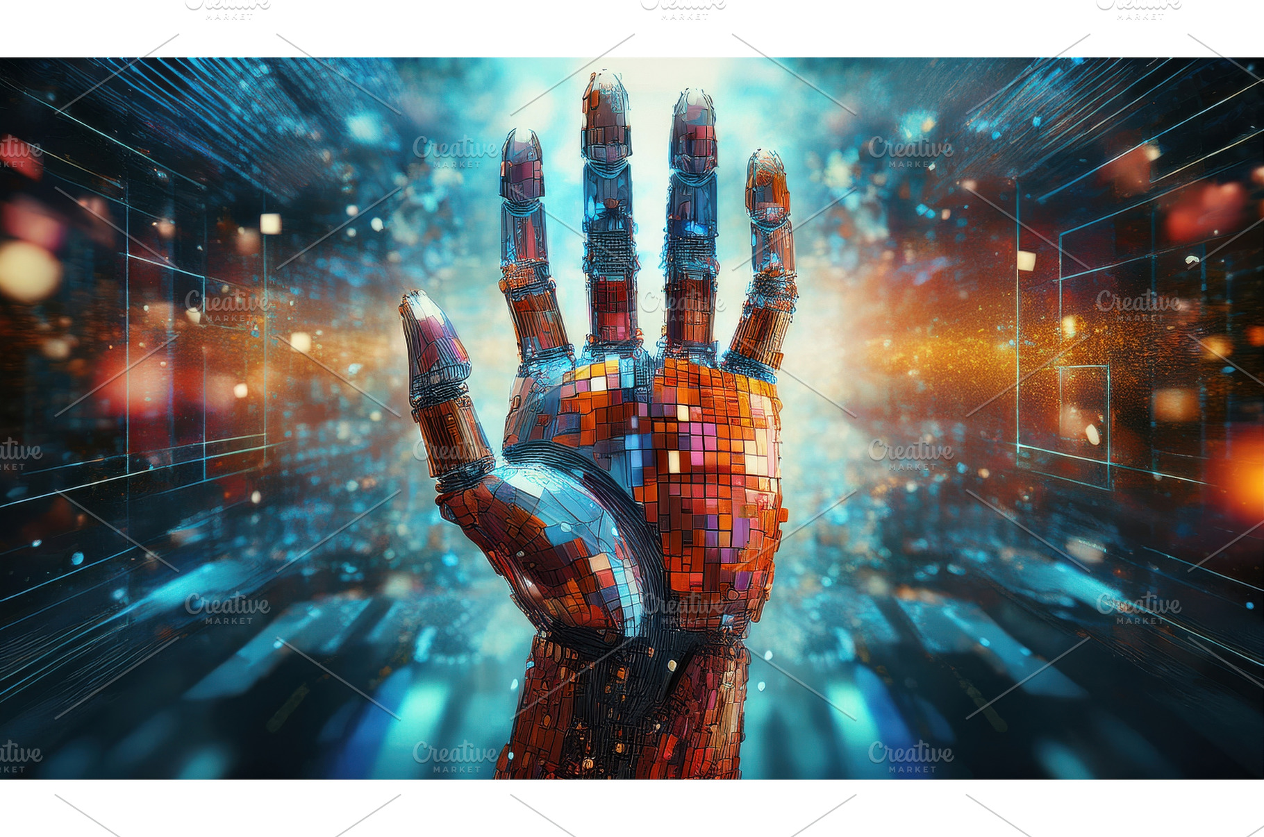 Digital artwork of a robotic hand, a Technology Photo by Igor Tichonow