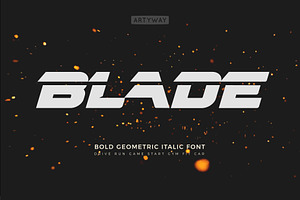 Logo Blade Font