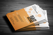 Creative Orange Business Card, a Business Card Template by bouncy (Thumbnail 3 of 4)