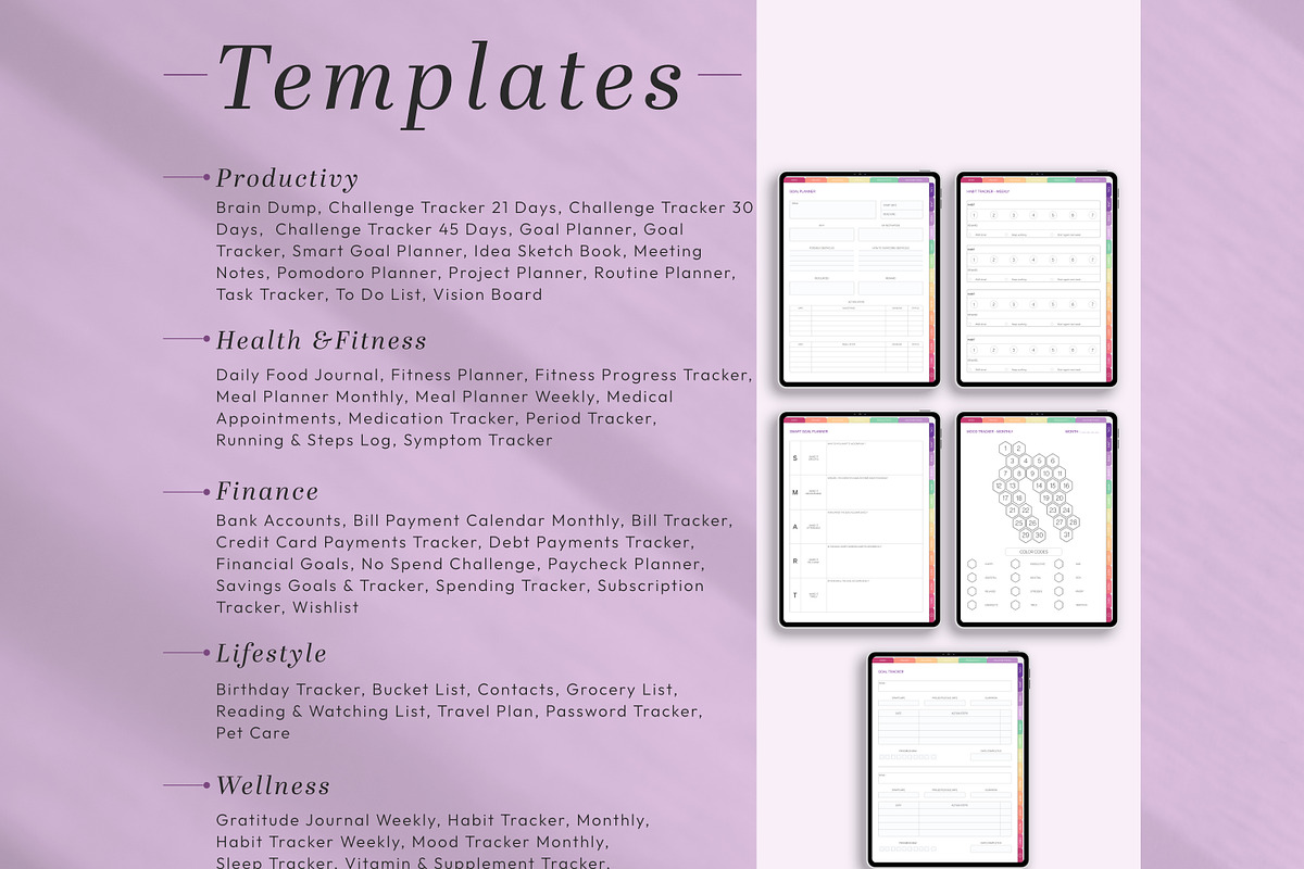 2026 All-in-One Digital Planner, a Templates & Theme by Sahara (Photo 10 of 12)