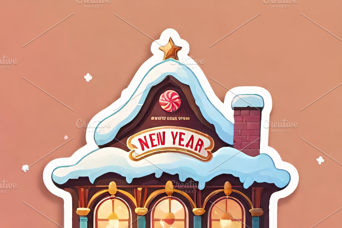 “Candy & New Year Celebration”bundle, an Illustration by ETARA by Mea Hau (Photo 6 of 6)