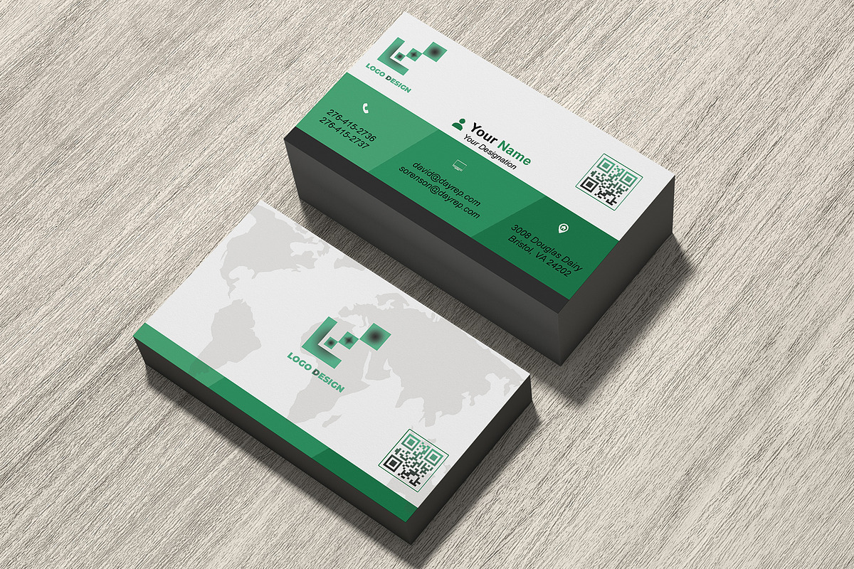 Minimal Realtor Card PSD preview 4