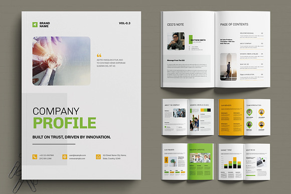 Modern Corporate Company Profile preview 7