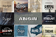 Font Bundle Modern Display, a Sans Serif Font by MaikoHatta (Thumbnail 1 of 12)