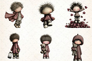 Whimsical Boy Clipart Bundle, an Illustration by DreamCafeArt (Thumbnail 3 of 7)