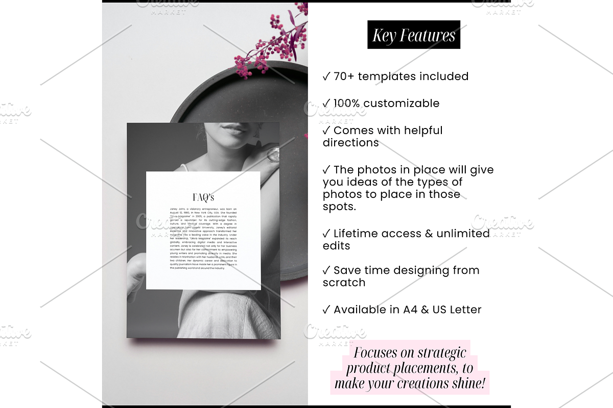 Client Welcome Packet Template, a Templates & Theme by PlannersByBee (Photo 3 of 4)