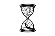 Celestial Sun Moon Hourglass Bundle, an Illustration by Gaye Art (Thumbnail 17 of 31)