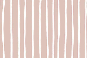 Seamless pattern with hand drawn white vertical stripes on a bei, a Pattern Graphic by Studio ANNA
