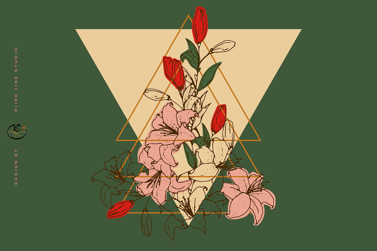 Floral Vector Set - BeauTanicals, an Illustration by PiiNK iiNK STUDiO (Photo 6 of 9)