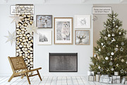 SCANDY CHRISTMAS Frames Mockup, a Poster Template by MyHomeMockups (Thumbnail 5 of 7)