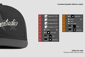 SNAPBACK HAT MOCKUP