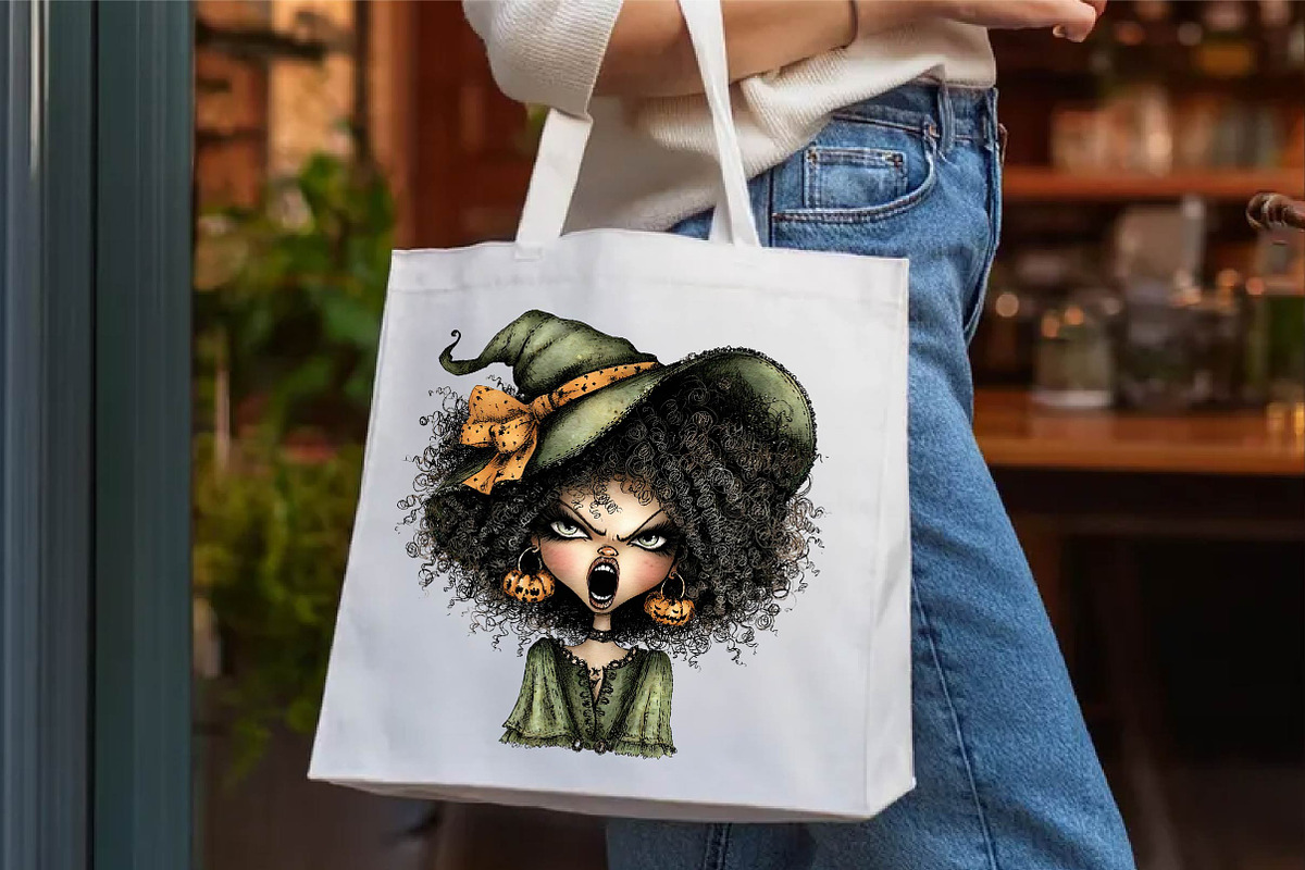 Whimsical Witch Clipart Bundle, a Seasonal Illustration by fashionaddict (Photo 7 of 7)