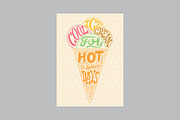 Ice cream summer vector posters., a Food Illustration by PoPaShop (Thumbnail 4 of 7)