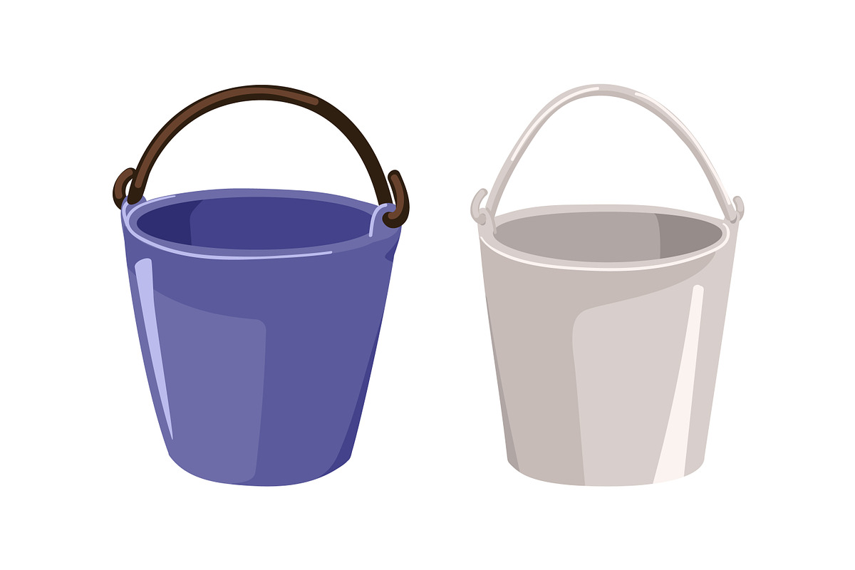 Buckets, household tools set, an Object Illustration by Good Studio (Photo 3 of 5)